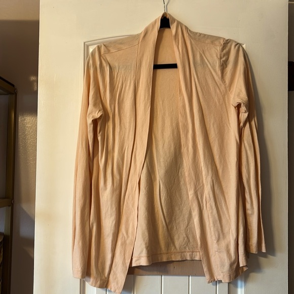 J.Crew size small peach lights, pink cardigan - Picture 1 of 4